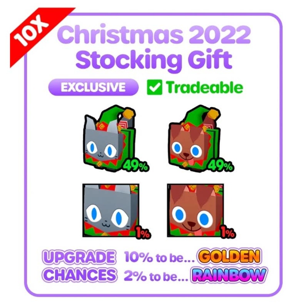 Pet simulator X and DLC code ORNAMENTS! new release 10x rewards! 2022